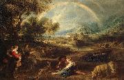 Peter Paul Rubens Landscape with Rainbow oil painting